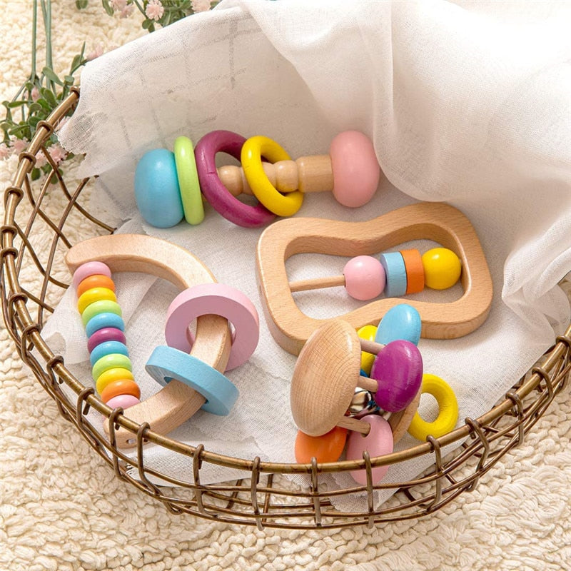 Bunte Babyrasseln