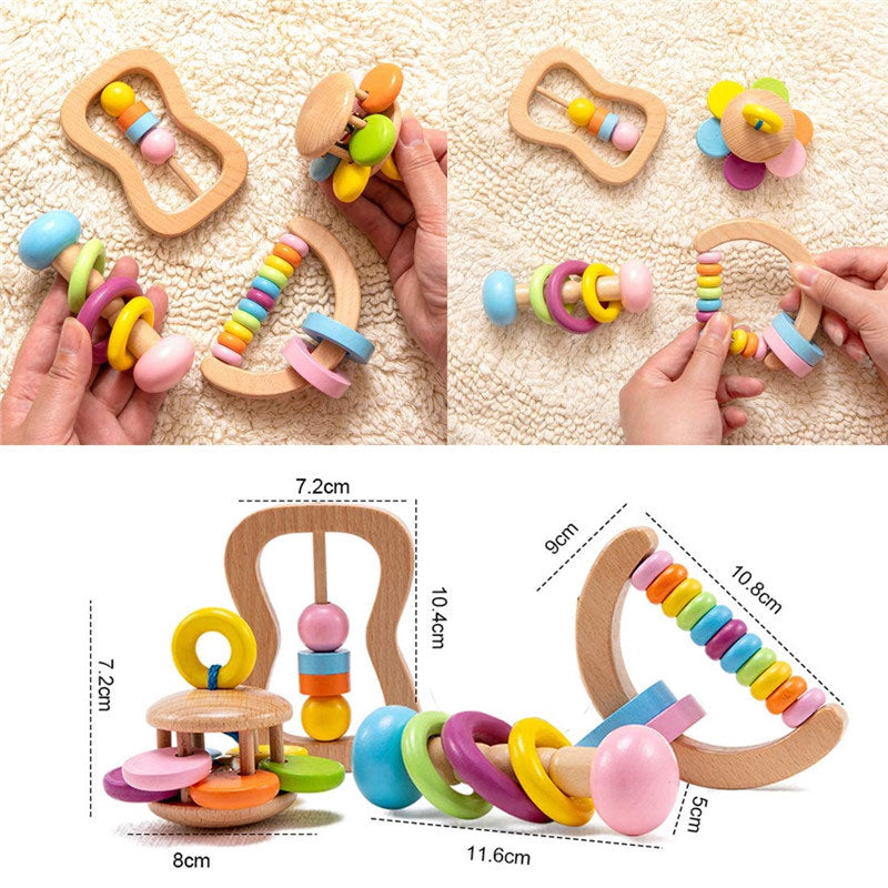 Bunte Babyrasseln