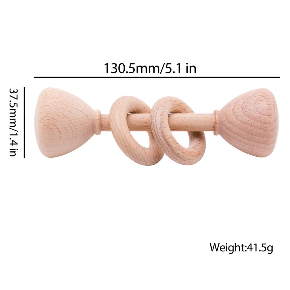 Holzrassel-Babyspielzeug