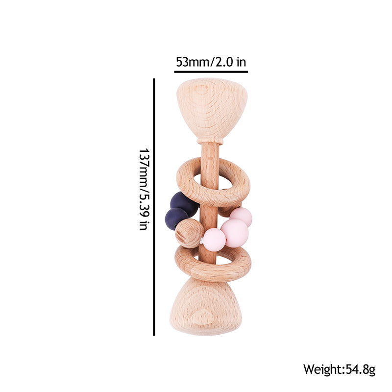 Hochwertige Holzrassel