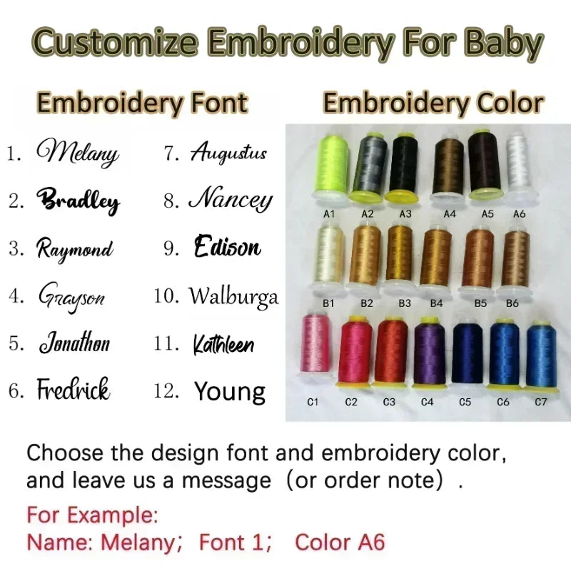 Personalisierbare Babydecke