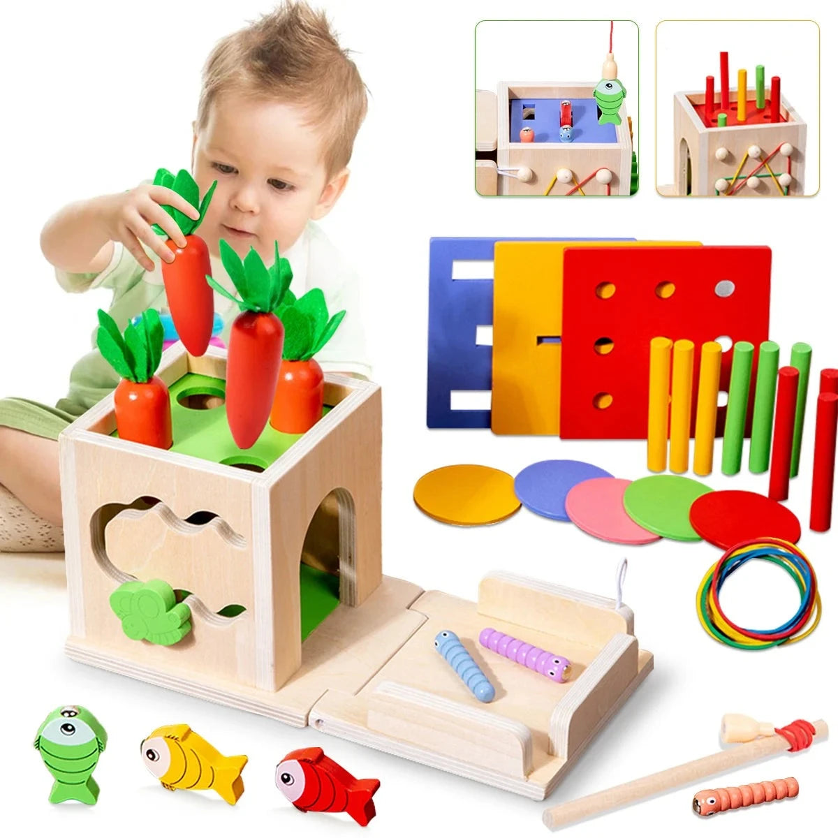8-in-1 Montessori Aktivitätswürfel