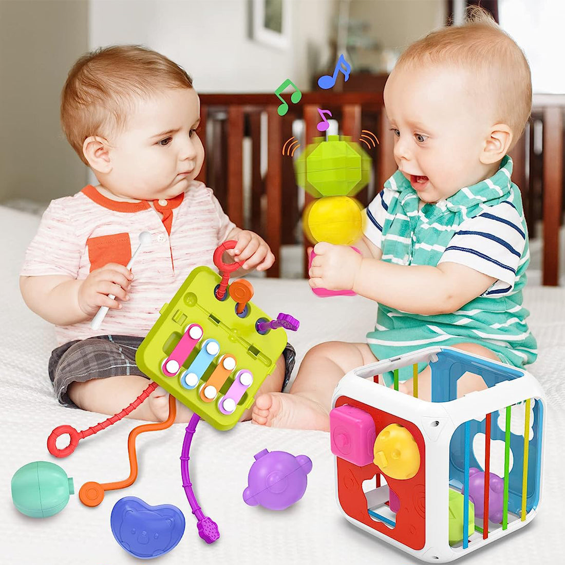 Buntes Formblöcke Sortierspiel