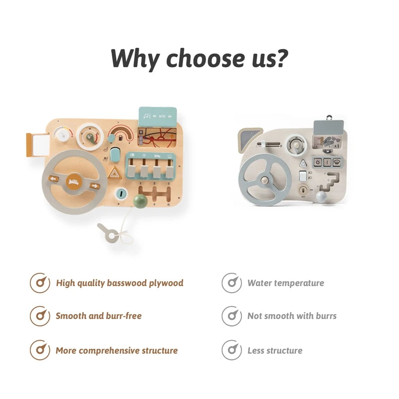 Lenkrad-Beschäftigung-Brett