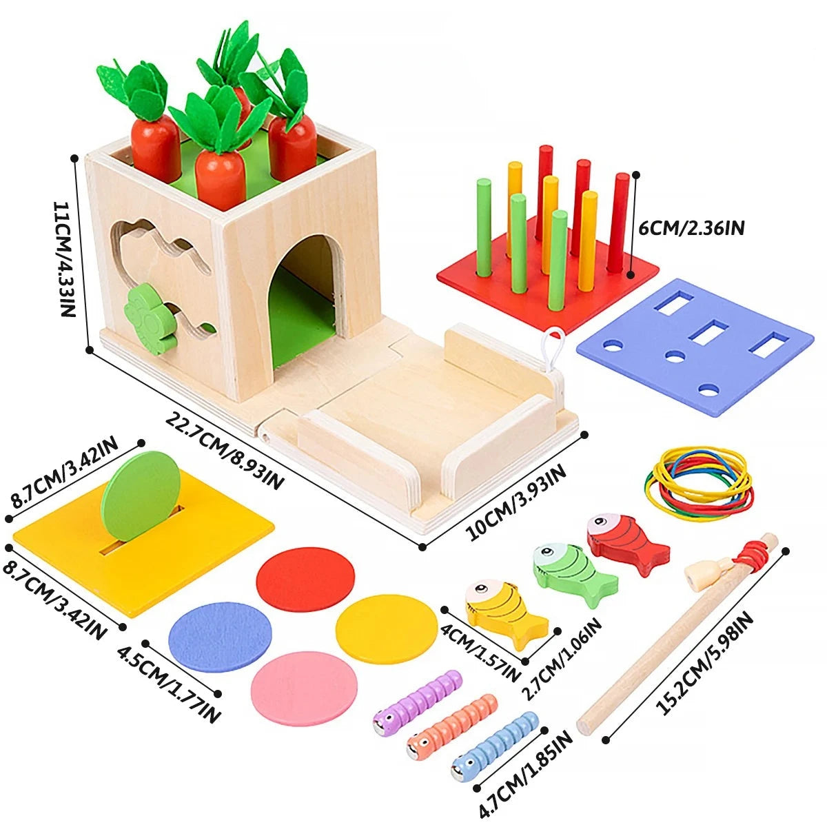 8-in-1 Montessori Aktivitätswürfel