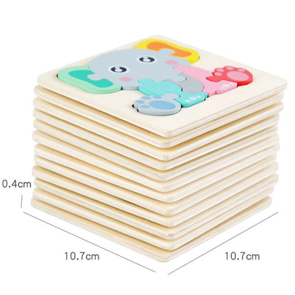 3D Holzpuzzle