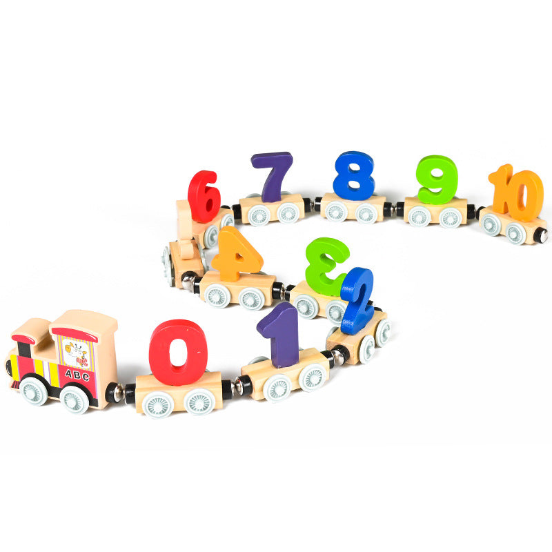 Montessori-Holzmagnetbahn