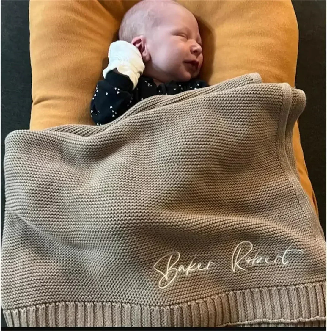 Personalisierbare Babydecke