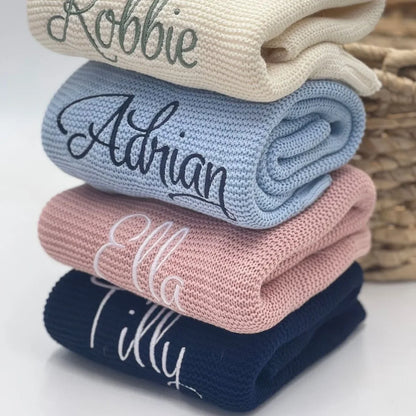 Personalisierbare Babydecke
