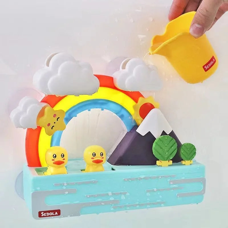 Kugelbahn für die Badewanne